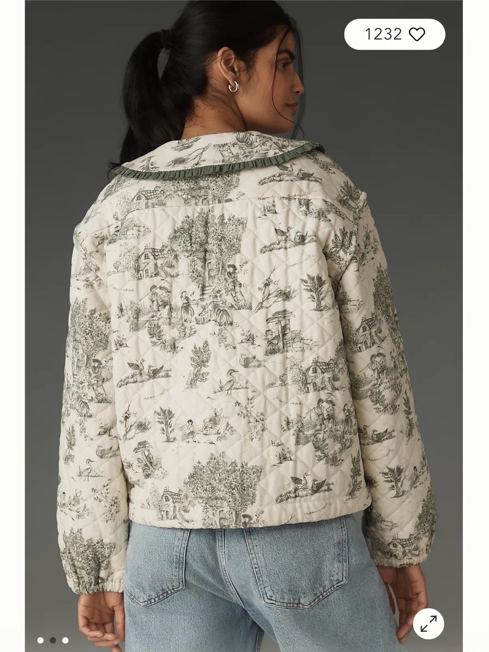 Anthropologie Forever That Girl Quilted Jacket - Picture 2 of 6